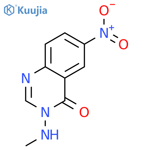 4(3H)-Quinazolinone, 3-(methylamino)-6-nitro- structure