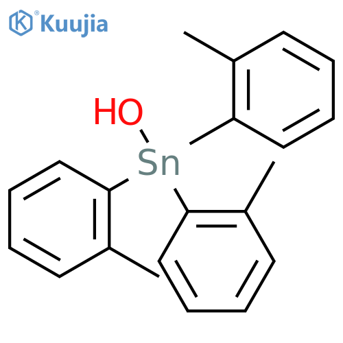 Stannane, hydroxytris(2-methylphenyl)- structure