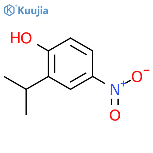 2-Isopropyl-4-nitrophenol structure