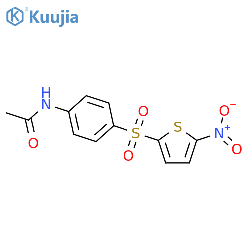 Acetamide,N-[4-[(5-nitro-2-thienyl)sulfonyl]phenyl]- structure