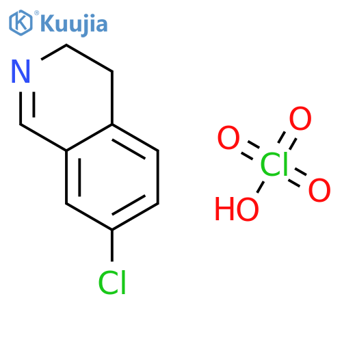 Isoquinoline, 7-chloro-3,4-dihydro-, perchlorate structure