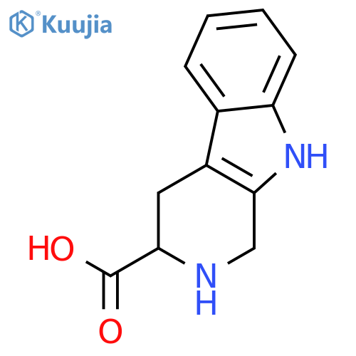 1H,2H,3H,4H,9H-pyrido[3,4-b]indole-3-carboxylic acid structure