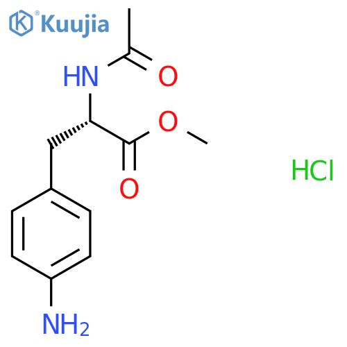 Acetyl-4-amino-L-phenylalanine methyl ester Hydrochloride structure