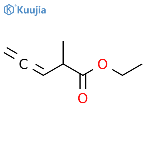 3,4-Pentadienoic acid,2-methyl-, ethyl ester structure