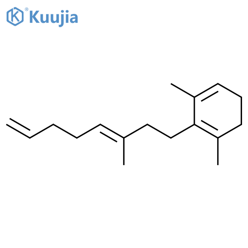 1,3-Cyclohexadiene, 1,3-dimethyl-2-(3-methyl-3,7-octadienyl)-, (E)- (9CI) structure