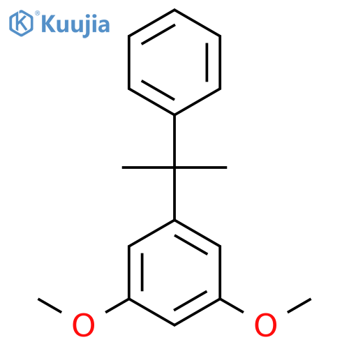 Benzene, 1,3-dimethoxy-5-(1-methyl-1-phenylethyl)- structure