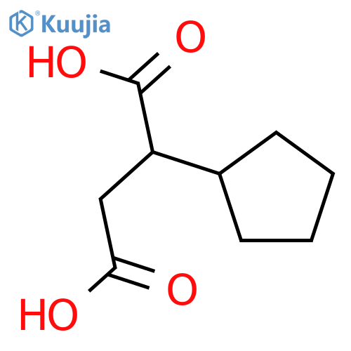 2-cyclopentylbutanedioic Acid structure