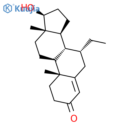 Androst-4-en-3-one, 7-ethyl-17-hydroxy-, (7a,17b)- structure