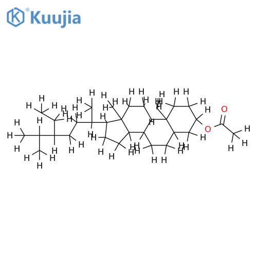 (24R)-alpha-ethyl-5alpha-cholestan-3beta-ol acetate structure
