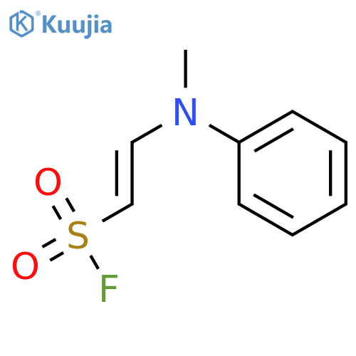 Ethenesulfonyl fluoride, 2-(methylphenylamino)- structure