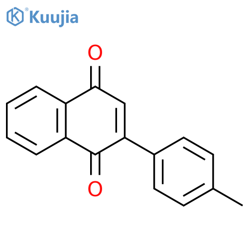 1,4-Naphthalenedione, 2-(4-methylphenyl)- structure