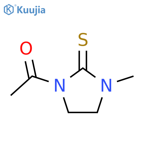 Ethanone,1-(3-methyl-2-thioxo-1-imidazolidinyl)- structure