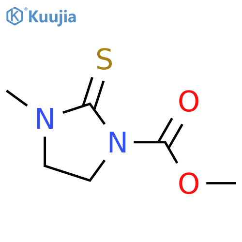 methyl 3-methyl-2-thioxoimidazolidine-1-carboxylate structure