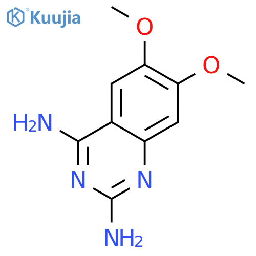 6,7-Dimethoxy-2,4-quinazolinediamine structure
