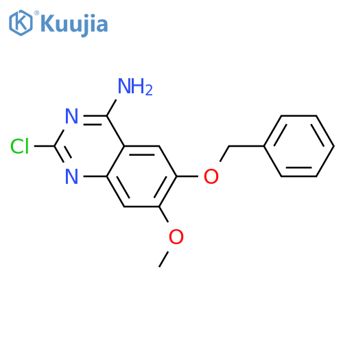 4-Quinazolinamine, 2-chloro-7-methoxy-6-(phenylmethoxy)- structure