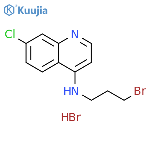 4-Quinolinamine, N-(3-bromopropyl)-7-chloro-, hydrobromide (1:1) structure