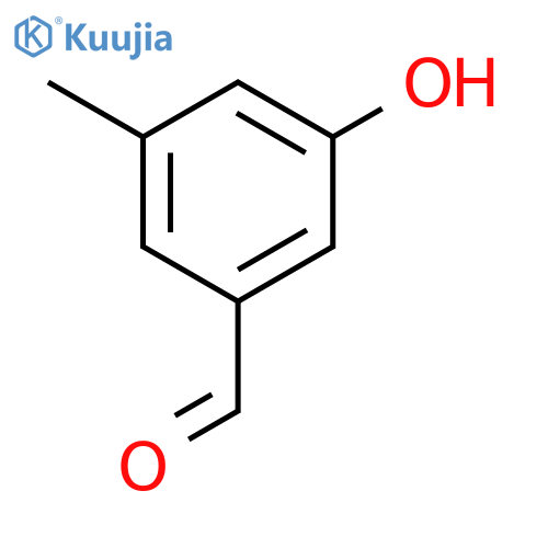 3-Hydroxy-5-methylbenzaldehyde structure