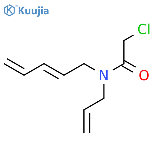 Acetamide, 2-chloro-N-2,4-pentadienyl-N-2-propenyl- structure
