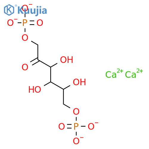 D-Fructose 1,6-Biphosphate Dicalcium Salt structure