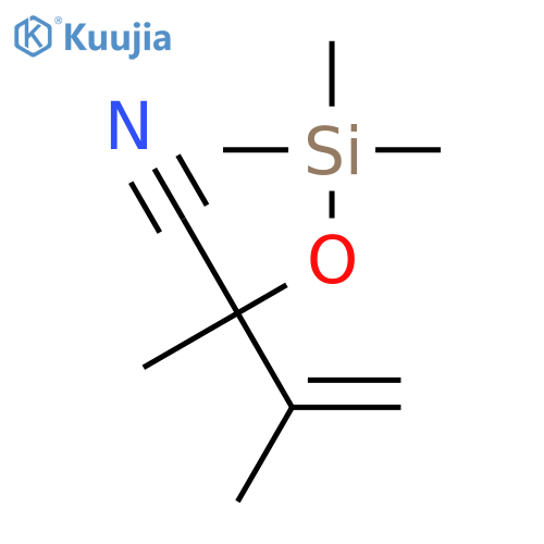3-Butenenitrile, 2,3-dimethyl-2-[(trimethylsilyl)oxy]- structure