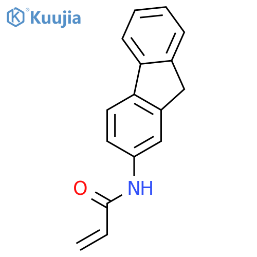 N-(9h-fluoren-2-yl)prop-2-enamide structure