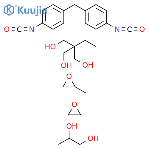 1,2-Propanediol, polymer with 2-ethyl-2-(hydroxymethyl)-1,3-propanediol, 1,1'-methylenebis[4-isocyanatobenzene], methyloxirane and oxirane structure