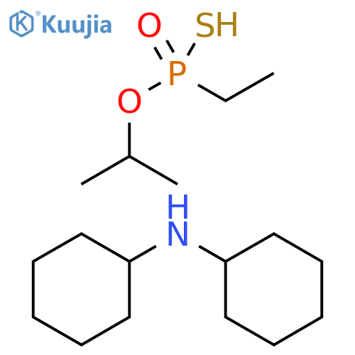 Phosphonothioic acid, ethyl-, O-(1-methylethyl) ester, compd. with N-cyclohexylcyclohexanamine (1:1) (9CI) structure