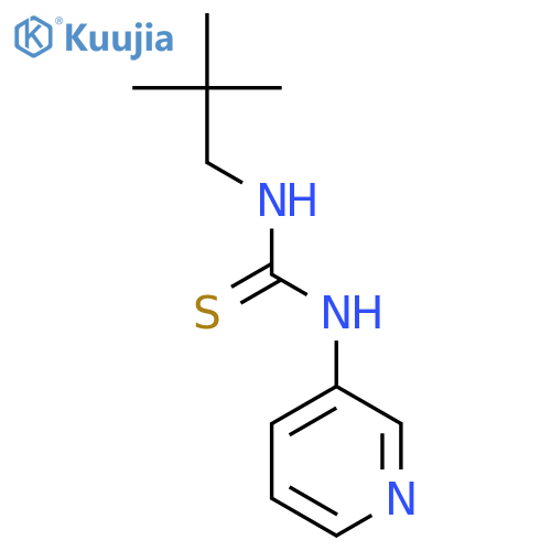 1-(2,2-dimethylpropyl)-3-pyridin-3-ylthiourea structure