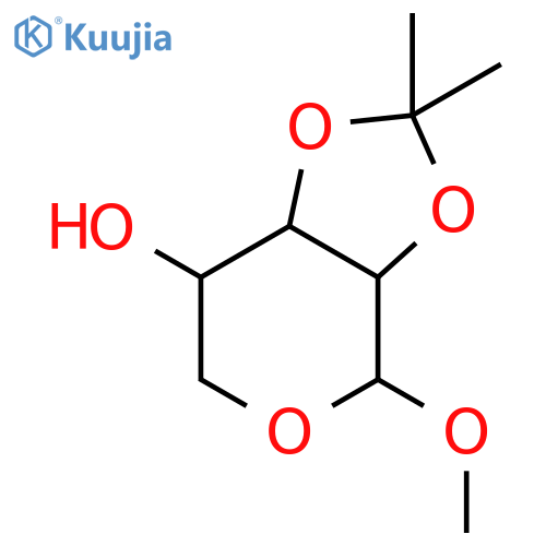 Methyl 2,3-O-(1-Methylethylidene)-a-D-lyxopyranoside structure