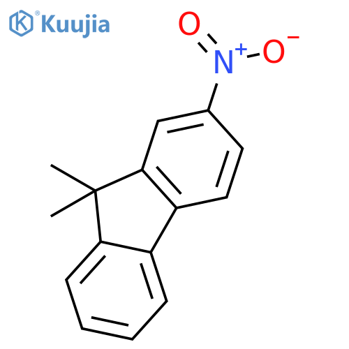 9,9-Dimethyl-2-nitro-9H-fluorene structure