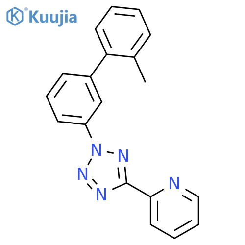 PYRIDINE, 2-[2-(2'-METHYL[1,1'-BIPHENYL]-3-YL)-2H-TETRAZOL-5-YL]- structure