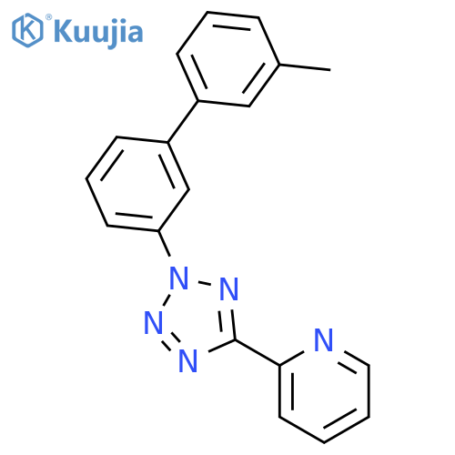 Pyridine, 2-[2-(3'-methyl[1,1'-biphenyl]-3-yl)-2H-tetrazol-5-yl]- structure