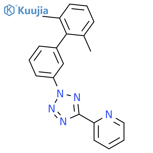 Pyridine, 2-[2-(2',6'-dimethyl[1,1'-biphenyl]-3-yl)-2H-tetrazol-5-yl]- structure
