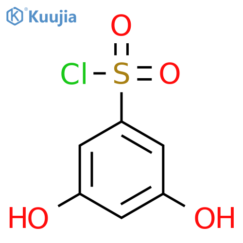 BENZENESULFONYL CHLORIDE, 3,5-DIHYDROXY- structure