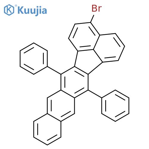 Naphtho[2,3-k]fluoranthene, 3-bromo-7,14-diphenyl- structure