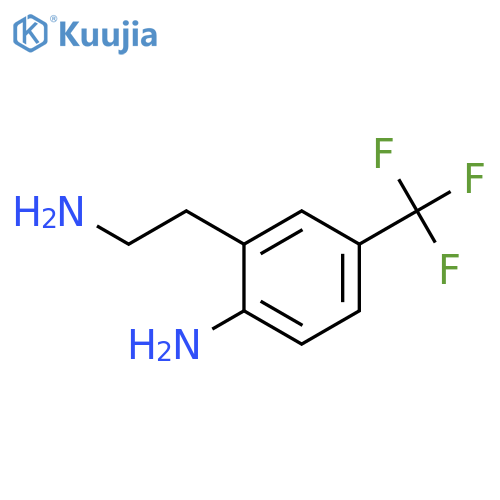 BENZENEETHANAMINE, 2-AMINO-5-(TRIFLUOROMETHYL)- structure
