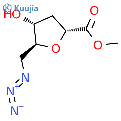 L-ARABINO-HEXONIC ACID, 2,5-ANHYDRO-6-AZIDO-3,6-DIDEOXY-, METHYL ESTER structure