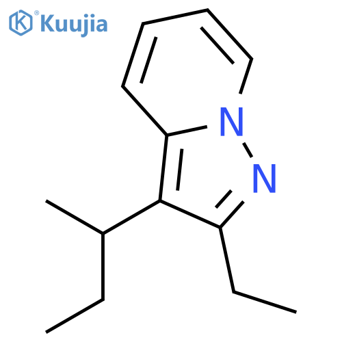 Pyrazolo[1,5-a]pyridine, 2-ethyl-3-(1-methylpropyl)-(9ci) structure