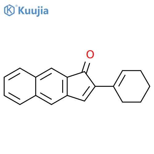 1H-Benz[f]inden-1-one, 2-(1-cyclohexen-1-yl)- structure