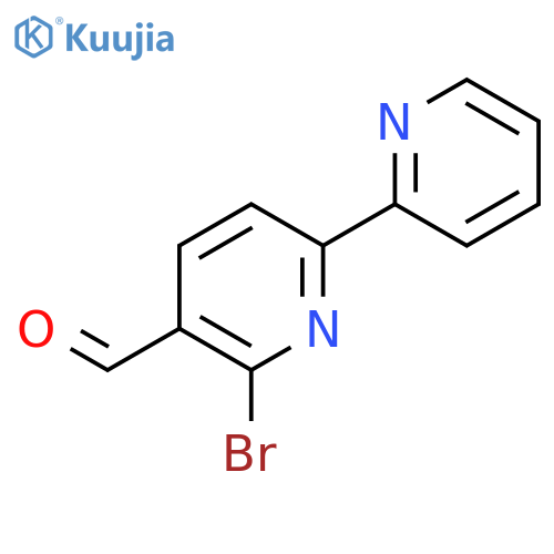 6-Bromo-2,2'-bipyridine-5-carbaldehyde structure