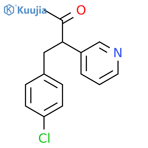 2-Butanone, 4-(4-chlorophenyl)-3-(3-pyridinyl)- structure