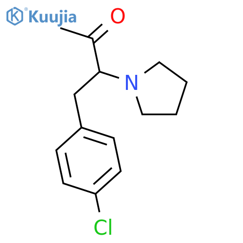 2-Butanone, 4-(4-chlorophenyl)-3-(1-pyrrolidinyl)- structure