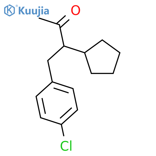 2-Butanone, 4-(4-chlorophenyl)-3-cyclopentyl- structure
