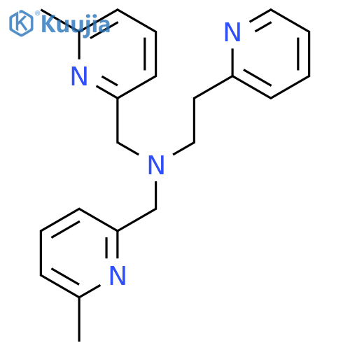 2-PYRIDINEETHANAMINE, N,N-BIS[(6-METHYL-2-PYRIDINYL)METHYL]- structure