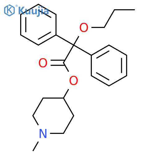 1-Methylpiperidin-4-yl 2,2-diphenyl-2-propoxyacetate structure
