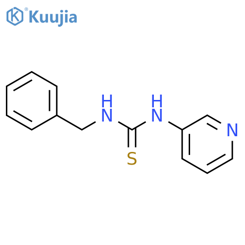 3-benzyl-1-(pyridin-3-yl)thiourea structure