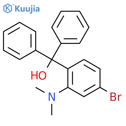 BENZENEMETHANOL, 4-BROMO-2-(DIMETHYLAMINO)-ALPHA,ALPHA-DIPHENYL- structure