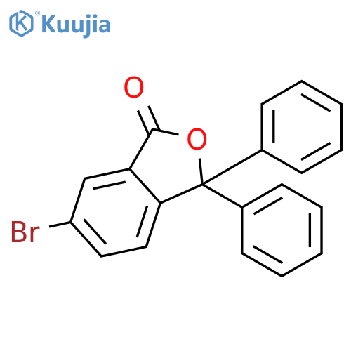 1(3H)-Isobenzofuranone, 6-bromo-3,3-diphenyl- structure