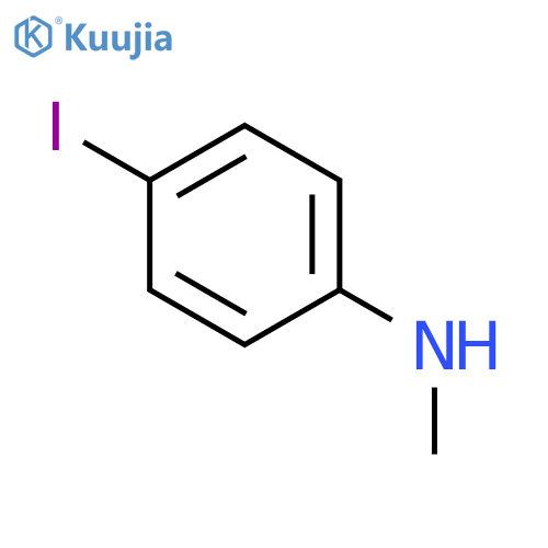 4-Iodo-N-methylaniline structure
