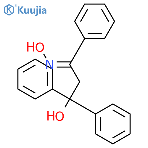 (3z)-3-hydroxyimino-1,1,3-triphenylpropan-1-ol structure